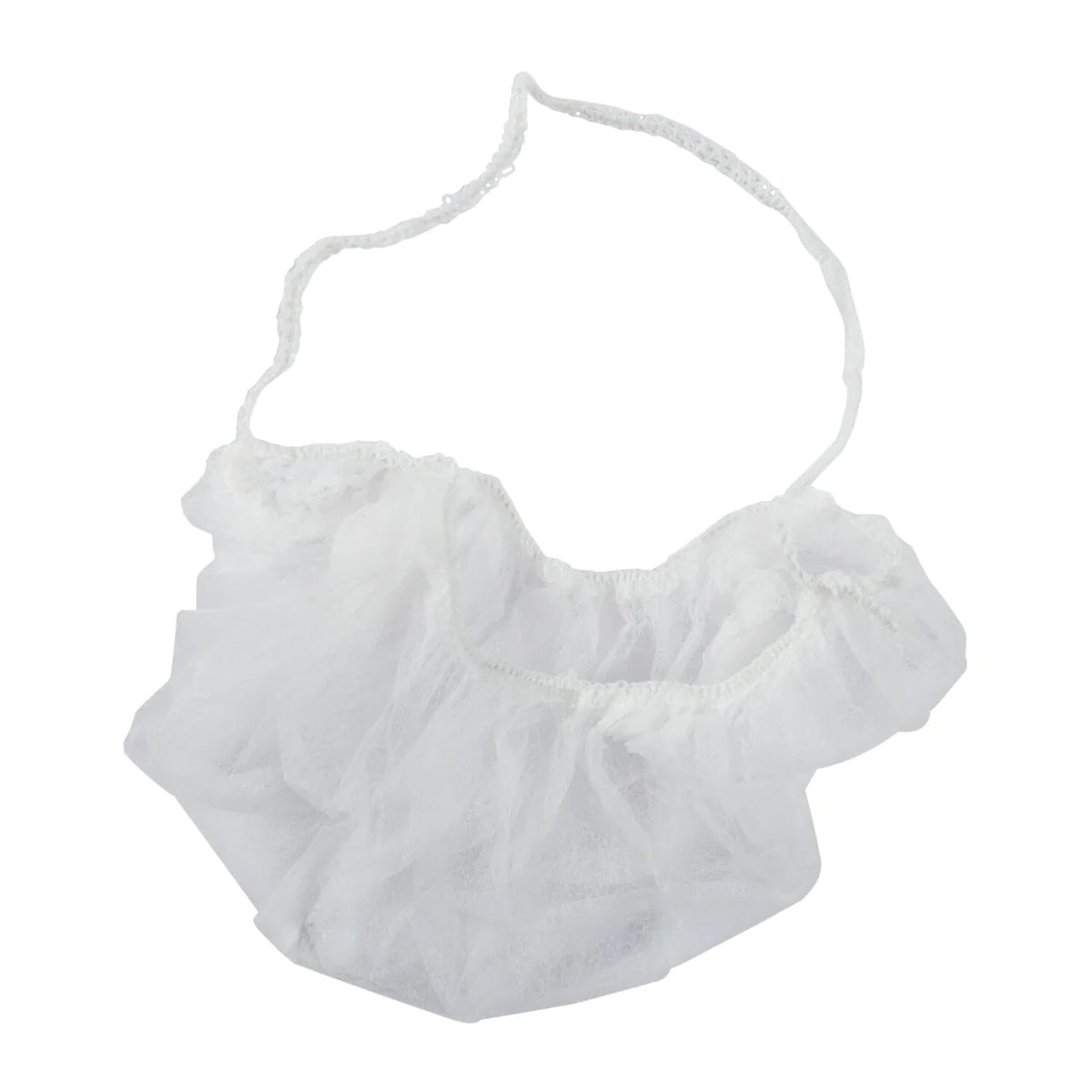 Beard Net Disposable Large, #White, 100pcs, **Open Box**