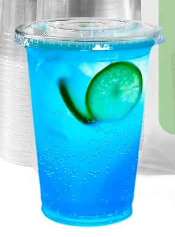 Pet Cups 10 oz 1000pcs,  (Code:CU510-MC)  (Lid: CU509L-MC)