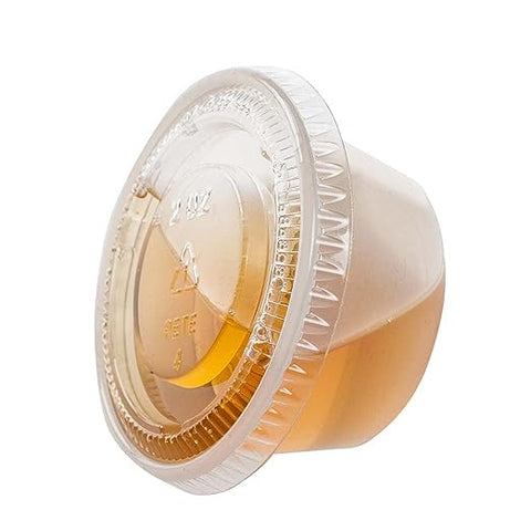Clear Portion Cup Plastic, 2500pcs, 3.25 oz (Code:KC-325) (Lids:KL-400, PL-400) #Koality