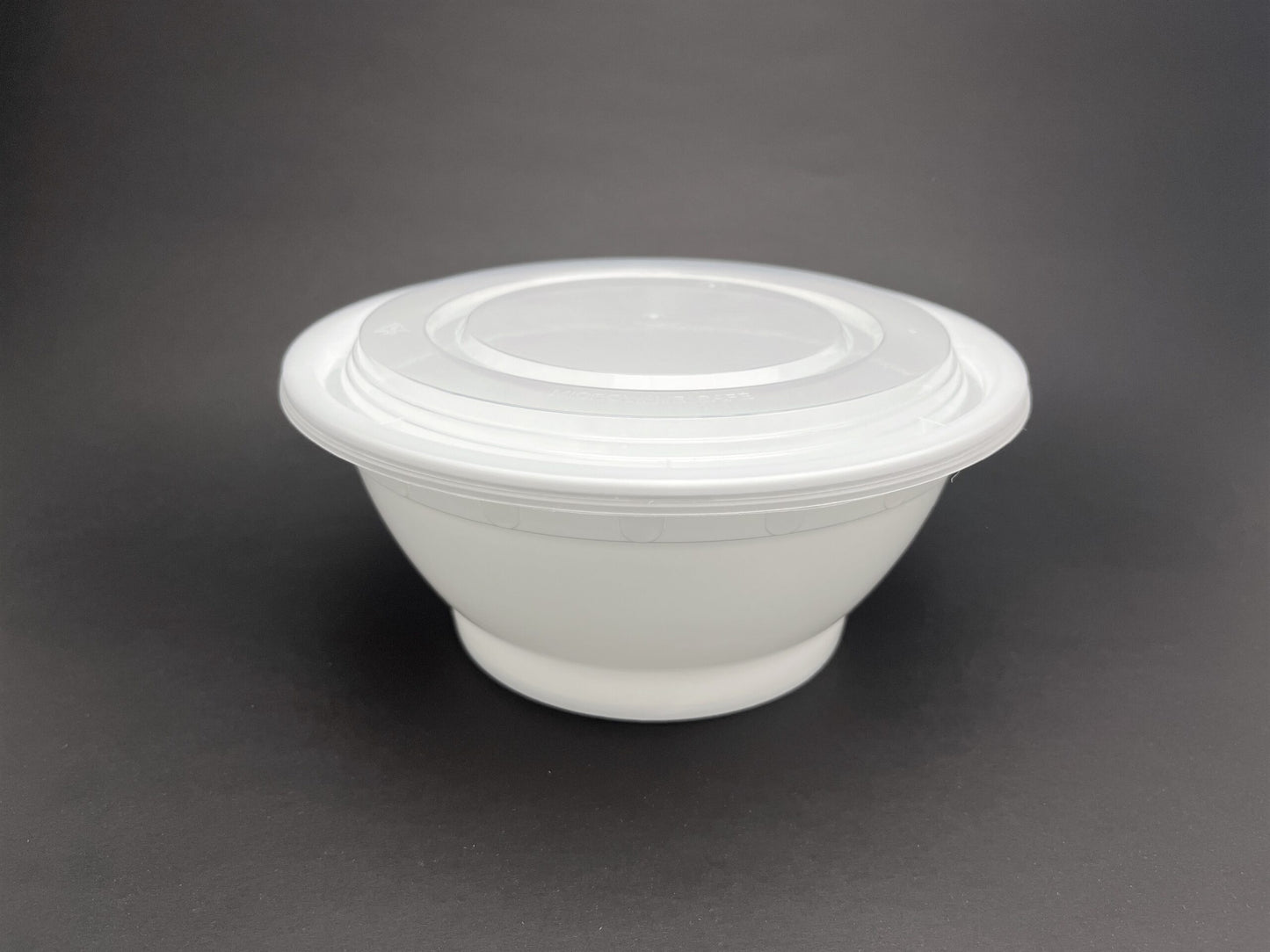 Microwaveable Plastic Bowl - 38 oz, Combo, White, 150 sets