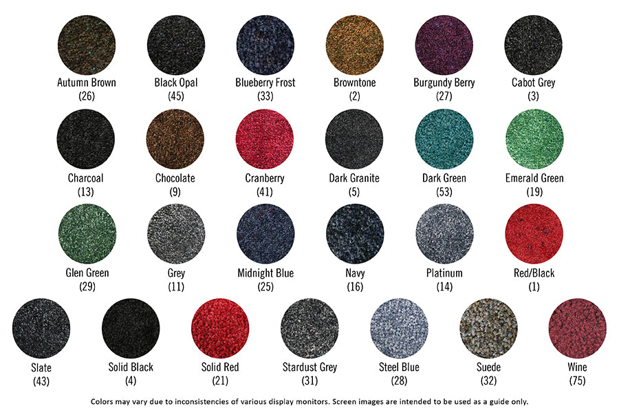 ColorStar® Mat 3' x 10' (35" x 119") Charcoal