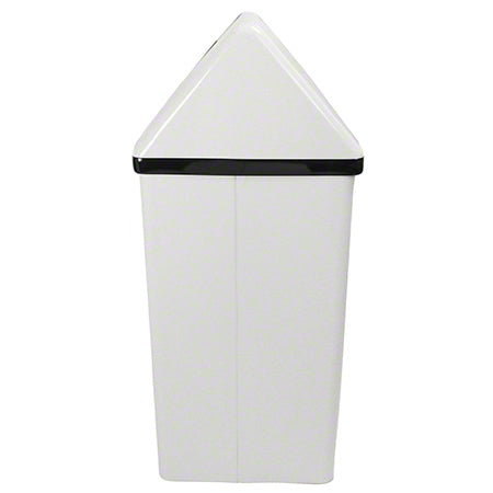 Frost® Free Push Down Trash/Garbage Can/Bin With Lid, 60 Liter, Square, #Grey #Distribution Plus, #Made In Canada