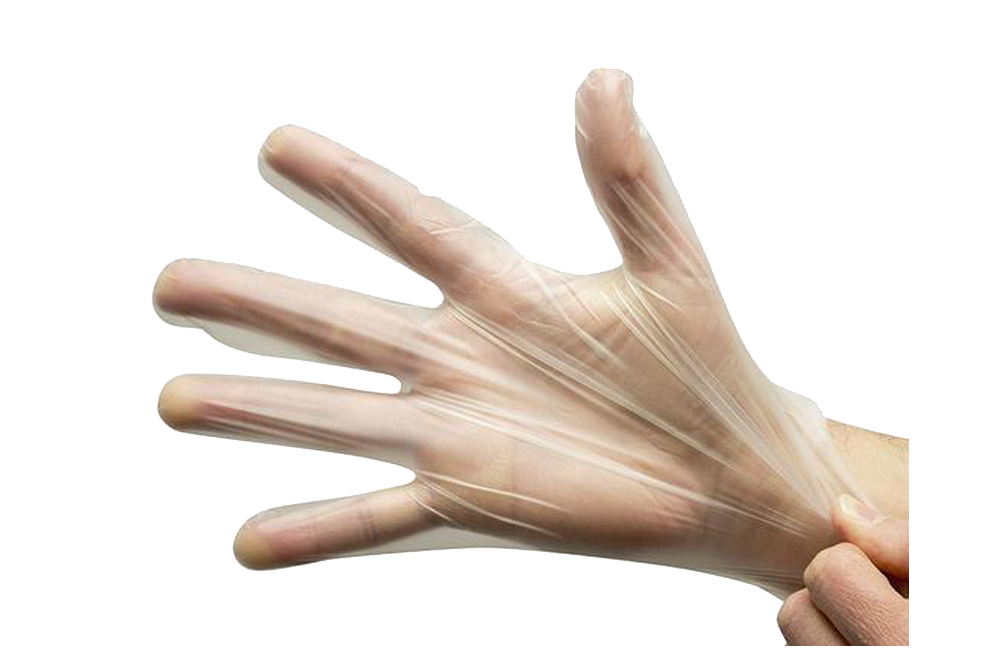 Gloves, DELI, Poly, Low Density, 500 pcs #Exlarge, **Open Box** #Distribution Plus