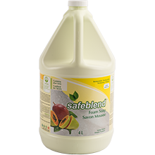 Foam Hand & Body Soap,  4 Liters ,  #Distribution Plus,  Made In Canada  #SAFEBLEND  #Mango Papaya