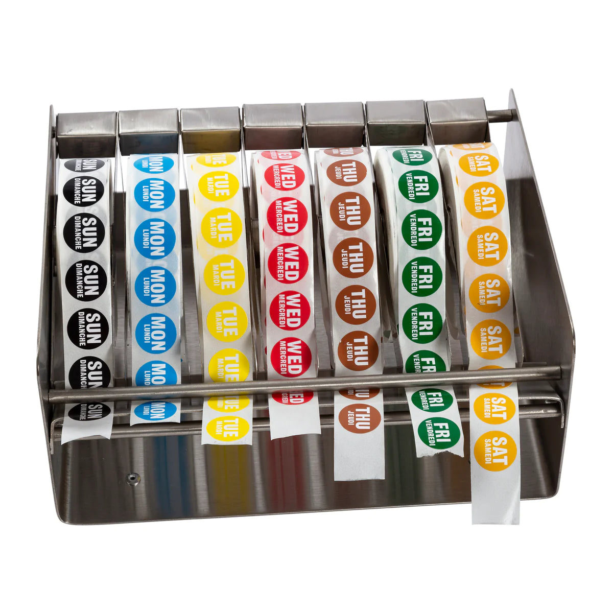 Food Rotation Labels, 3.4", Round, 2000pcs/roll, (2 Rolls/Box), *WEDNESDAY*