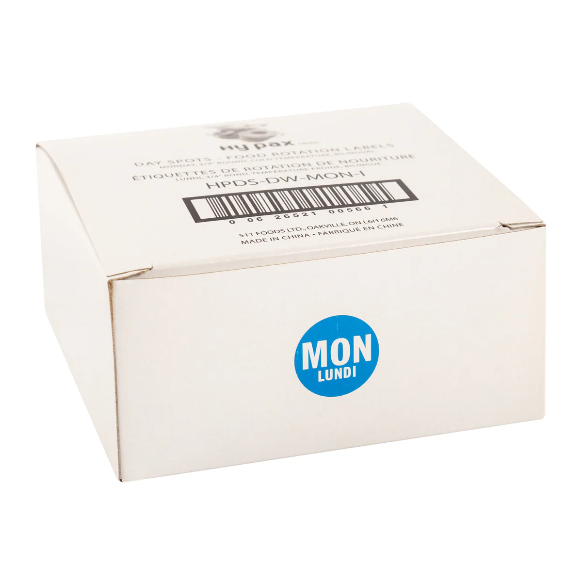 Food Rotation Labels, 3.4", Round, 2000pcs/roll, (2 Rolls/Box), *MONDAY*