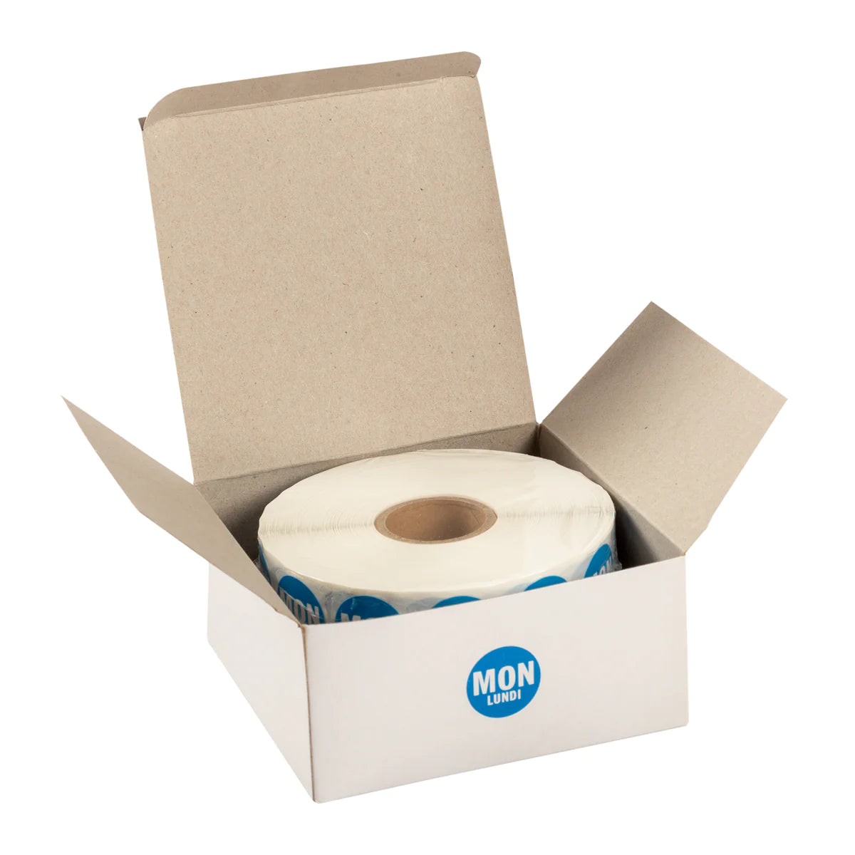 Food Rotation Labels, 3.4", Round, 2000pcs/roll, (2 Rolls/Box), *MONDAY*
