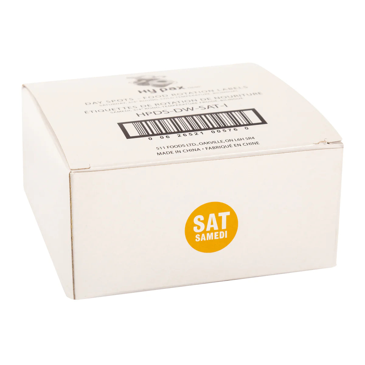 Food Rotation Labels, 3.4", Round, 2000pcs/roll, (2 Rolls/Box), *SATURDAY*