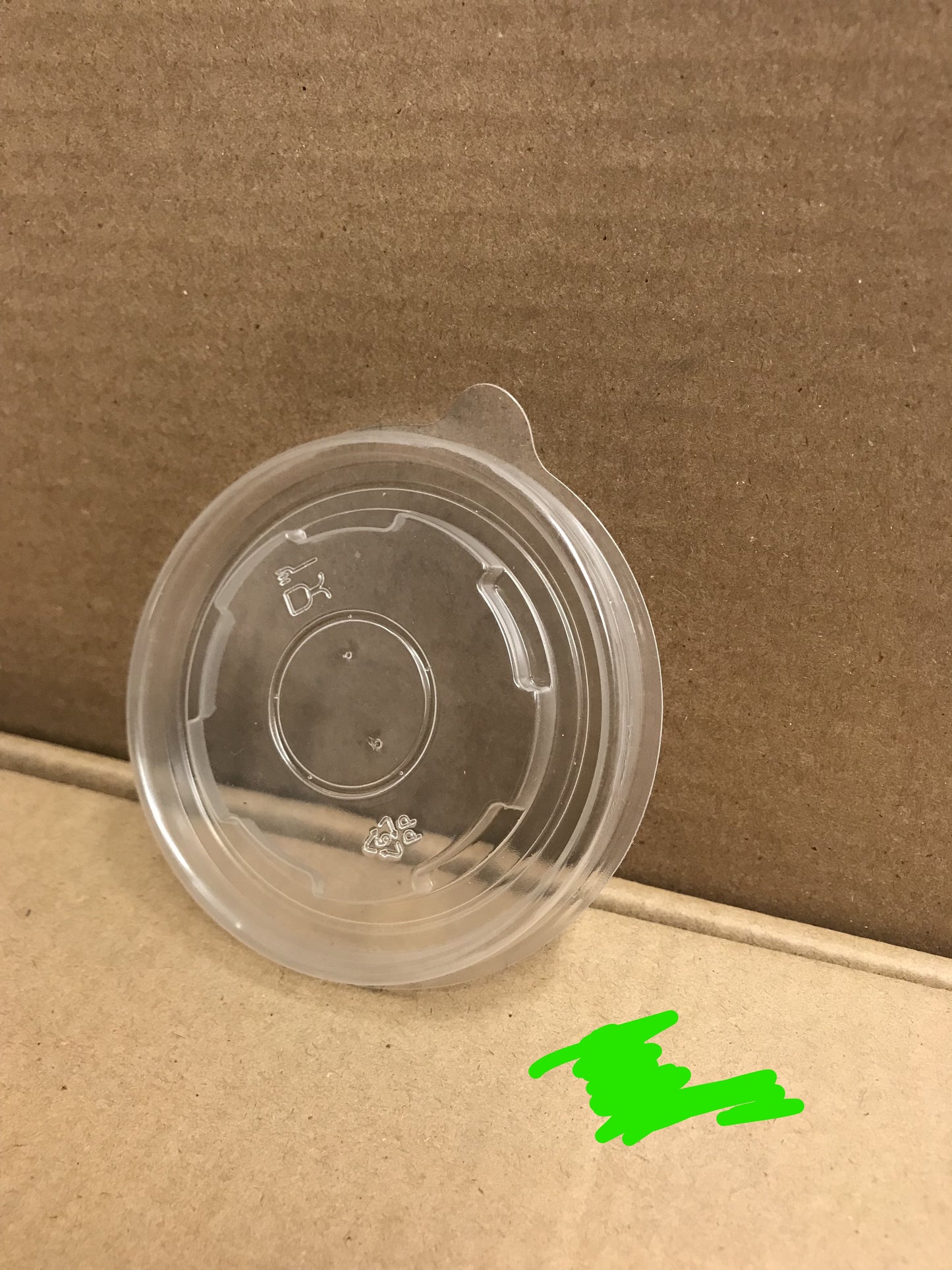 Flat Lid Plastic For Bowl, #4 oz, 1000 pcs, (Code: ICE-2-LF) (Bowl: ICE-2) #Koality