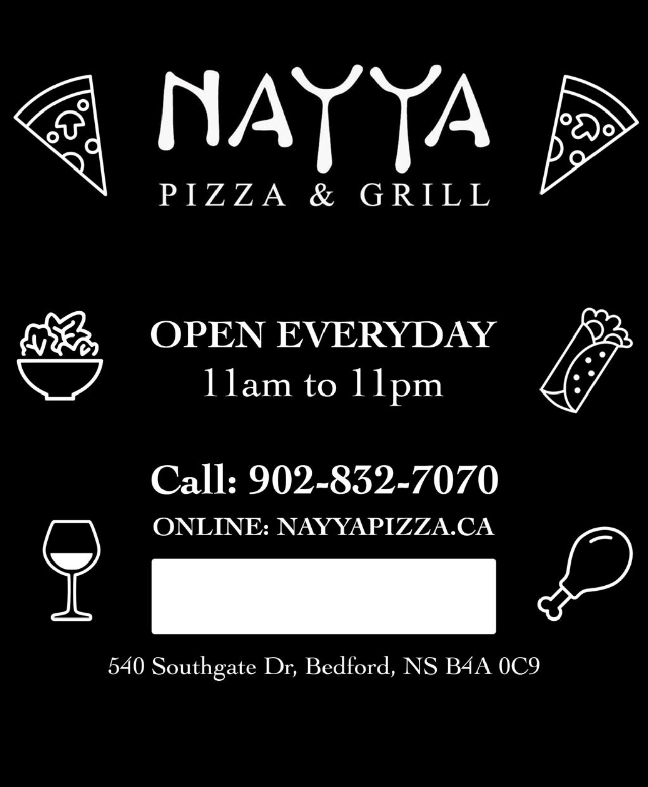 Nayya Pizza Box, 18'', 50 Pcs
