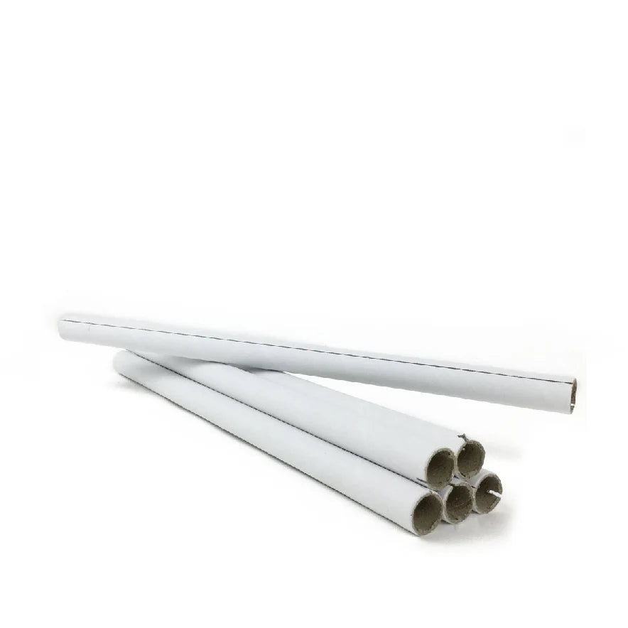 Drapery Paper Tubes, 12.5 Gauge, White, 18'', 250 pcs #HA50-1