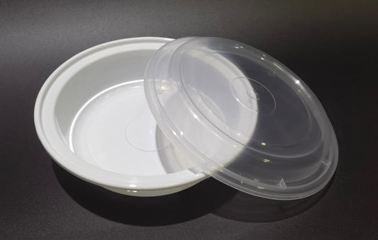 Microwavable Container Round , 6'', 150 sets, 16 oz, #Koality, #White #RK16