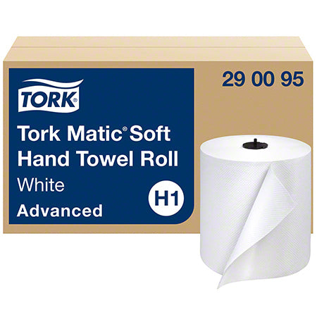 HAND PAPER TOWEL ROLL,WHITE, 7.7''x 900 ft. , 6/CASE, #TORK #Distribution Plus