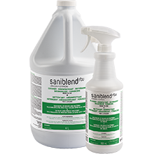 RTU-Disinfectant - Detergent - Deodorizer - Fungicide - Mildewstat, 4 Liter  #Distribution Plus,  Made In Canada  #SAFEBLEND #SANIBLEND #Lemon