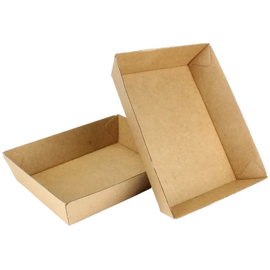 Ripple Food Tray,  180 x 134 x 45 mm, 300pcs,   #3