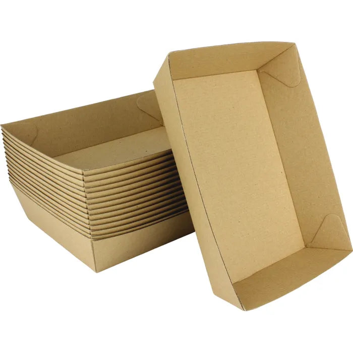 Ripple Food Tray, 131 x 91 x 50 mm, 500pcs, #1