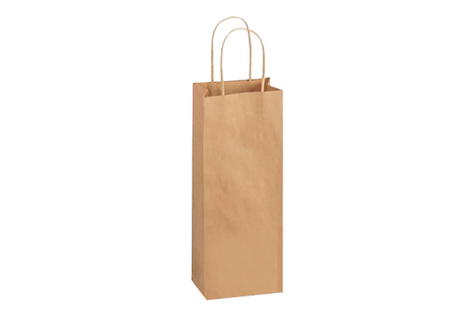 Paper Shopping Bags with handle, KRAFT,  5x3x12  250 pcs