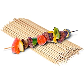 Bamboo Skewers,  6'',  pack of 100pcs, ***Open Box***