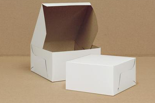 Mark's Choice Cake Box – White, 7" x 7" x 3.5", 250/Case