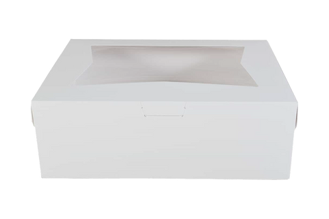 Window White Cake Box With,  #Window,  9 x 9 x 2.5,  200pcs