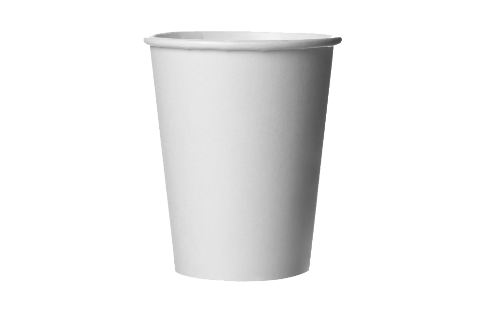 Coffee Cups, **White**, 8 oz, 1000 pcs, #Koality