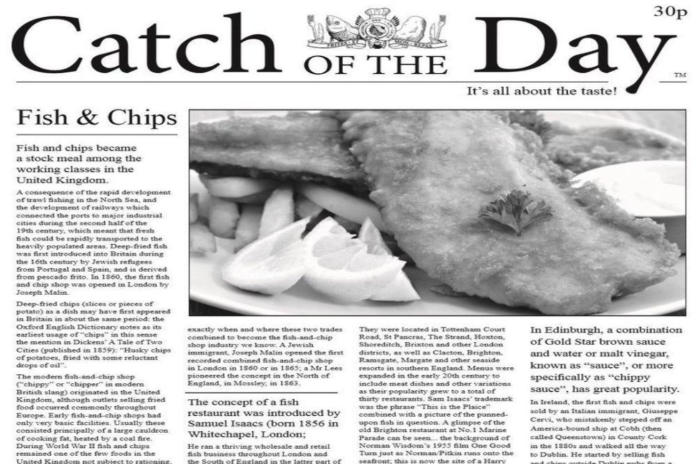 Wax Paper, Newsprint, 12 x 12 (Fish and Chips ), #1000/case #172056