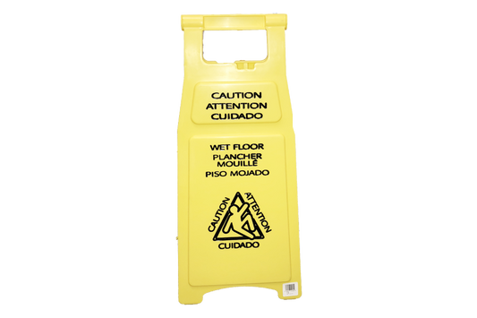Wet Floor Sign, 1 Piece, 62 x 30cm, ***Open Box***