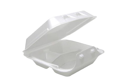 Foam 3-Compartment,  8x8x3, 150 pcs,  #0803