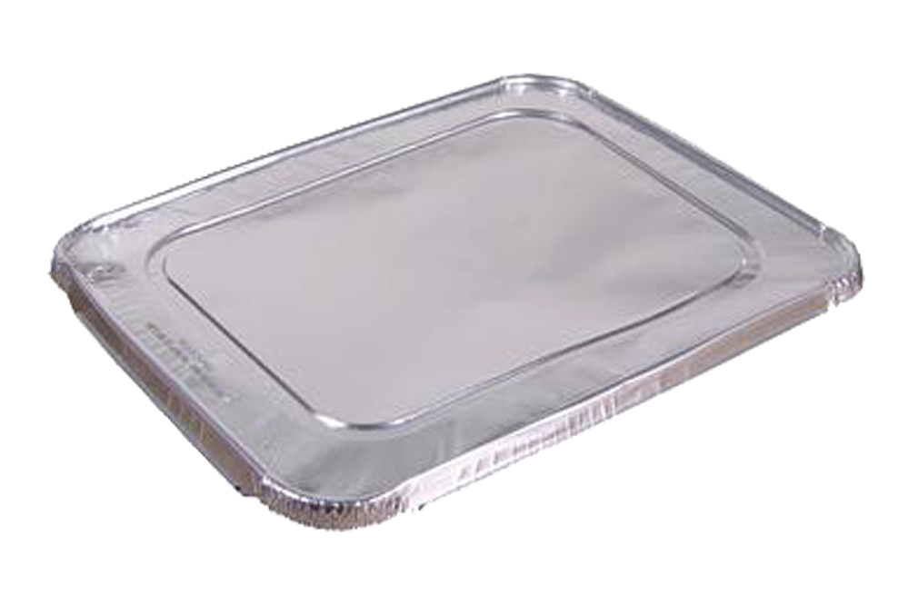 Foil Lids, HALF SIZE, For Aluminum Container ,100 pcs, #0060150, #AC-HL