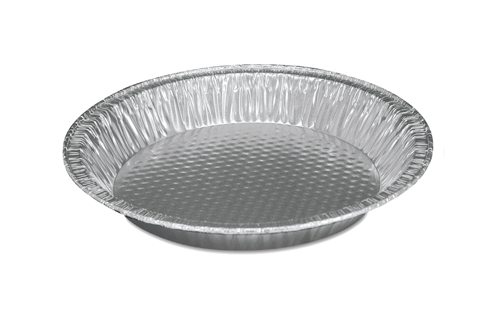 Foil Pie Plate Round 9'', 24x3 pcs, #Deep, #5470510
