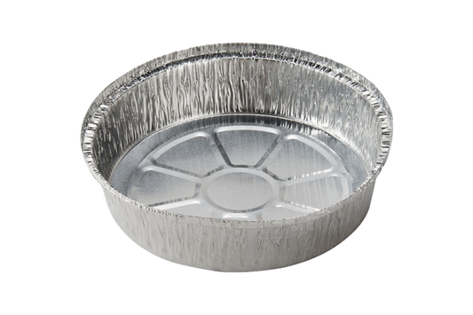 Foil Round Takeout Container,  7'',  500 pcs  #AC-7R, #AC207H-MC #AC-730, #0061010