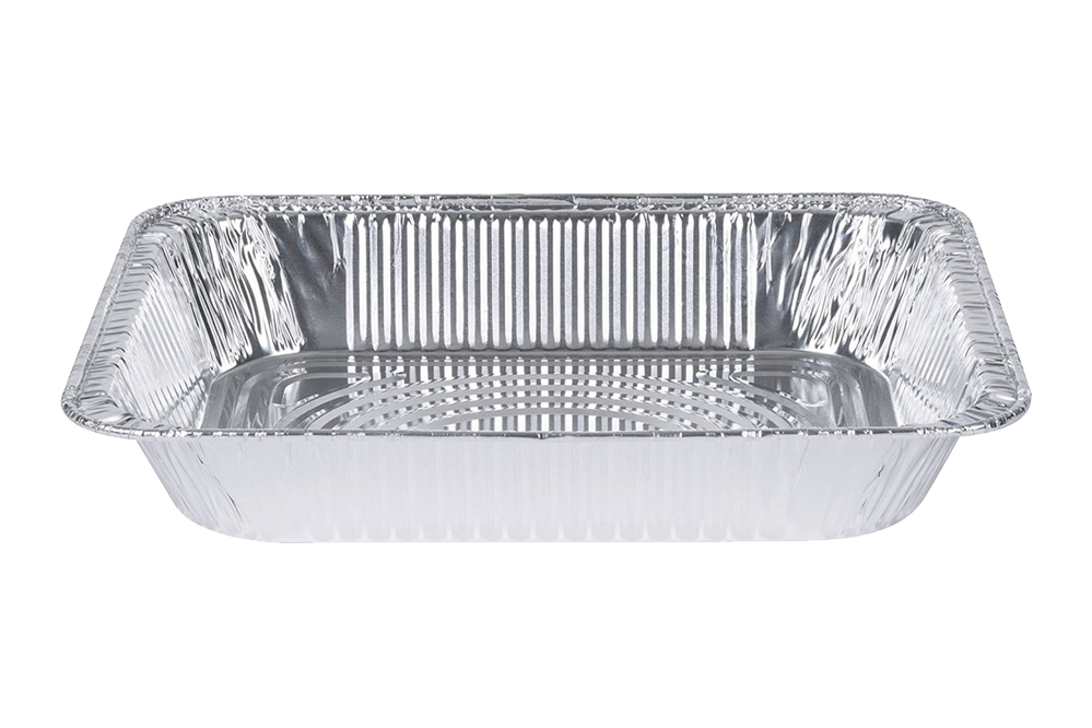 Aluminum Container, Half Size, *Medium*, SteamTable, 100pcs, #Half #Medium #AC-HM40