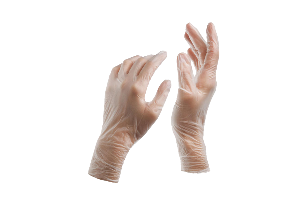 Gloves, VINYL, Powder Free, 100pcs #Medium, #Disposable