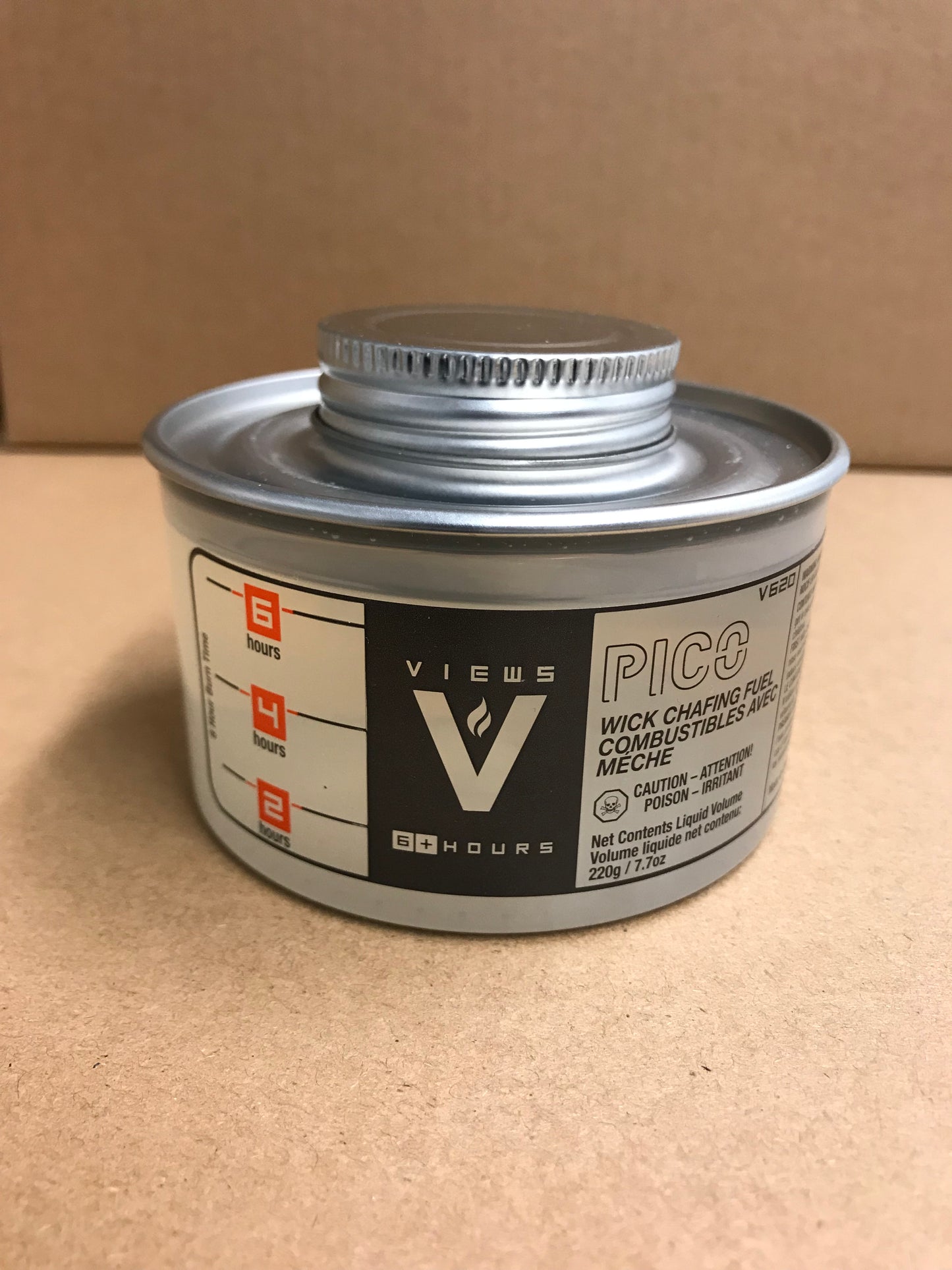 Chafing Fuel, #6+ Hours, Top Wicked, #V620, #Transparent, ***Open Box***