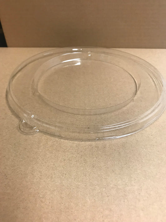 Flat Lid For Sugarcane BowL,24-32oz, 300pcs (Code:FL-32) (Bowl match:GD-32B,GD-24B) #Dynasco