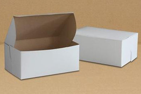 White Cake Box – 8" x 5.5" x 2.5", 250/Case