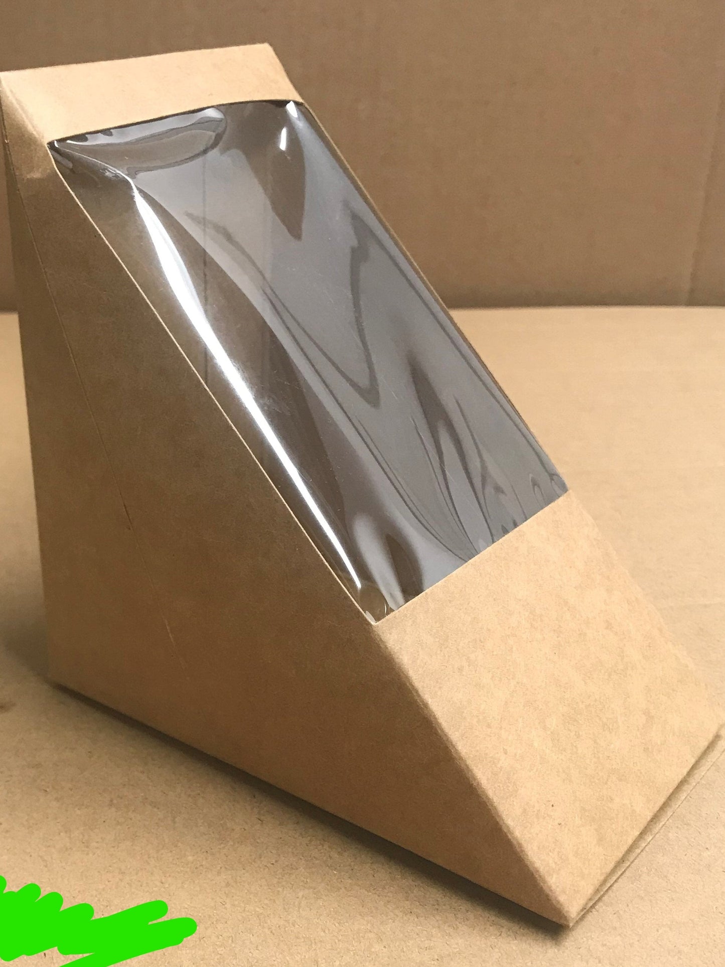 Kraft Paper Sandwich Wedge – 121 x 121 x 171 mm, 800/Case