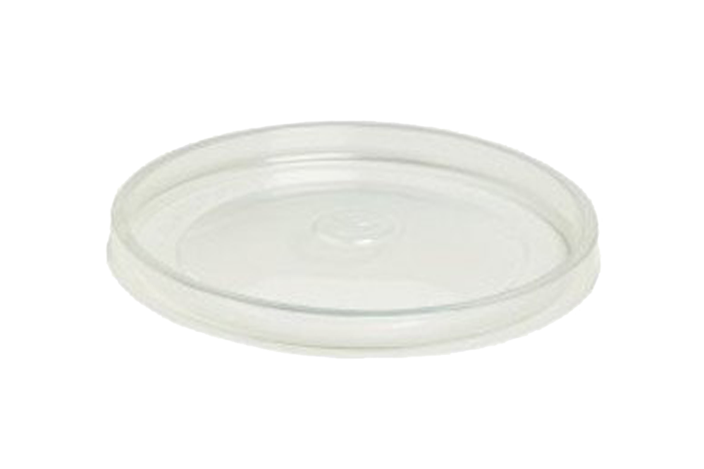 Lids Clear For Deli Container 8-32oz , 500pcs #DE1L, (match:DE108,DE112,DE116) #HOFMAN