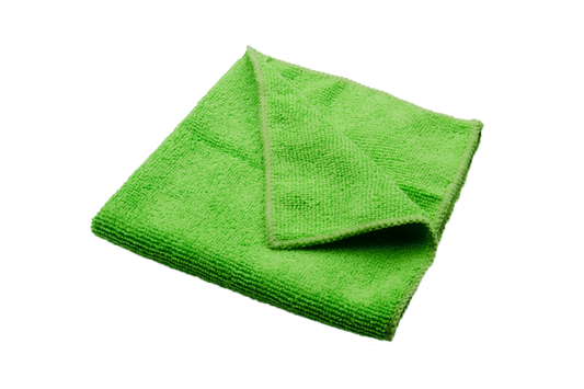 Microfiber Cloth, 25 pcs/pack, 16 x 16, #GREEN,  **Open Box**