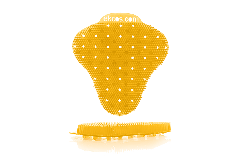Urinal Screen, 60 Days, 2 pcs, Anti-Splash, #Orange-Tropical-Fruit