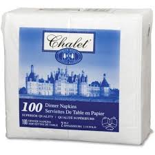 Napkins DINNER, 2 PLY, 3000pcs, #07130, #Chalet,