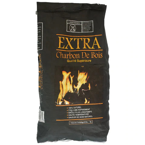 Extra Hardwood Lump Charcoal – 4 kg