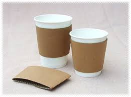 Coffee Cups Sleeves/Java Jacket, 1000pcs, #CU700K-D   #KSL90 Kraft