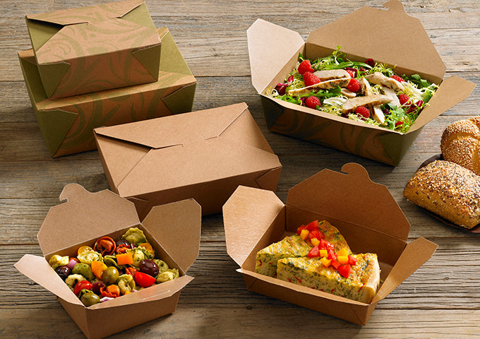 Kraft containers