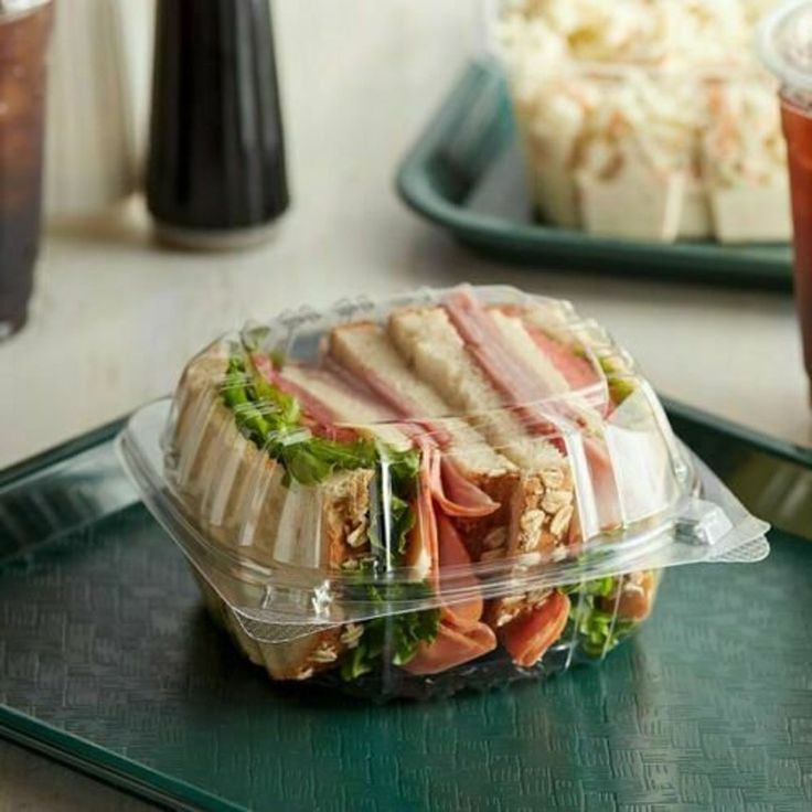 Clear Hinged Container