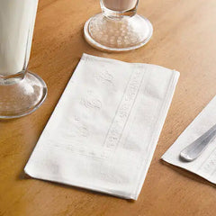 Dinner Napkins, 2 PLY,  38x42, Virgin, 1/8 Fold,  2000 pcs, #Koality Brand #KDN-280