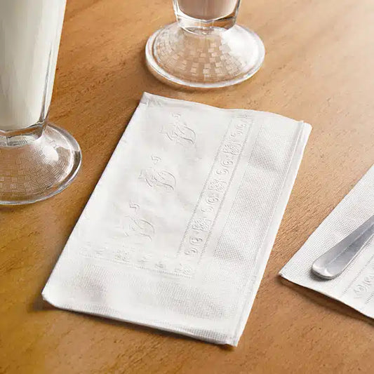 Dinner Napkins, 2 PLY,  40x40, Virgin, GT-Fold,  2000 pcs, #Koality Brand #KDN-230GT