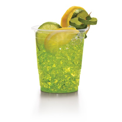 Pet Cups 12 oz, 1000pcs (Code:12-98T) (Dome & Flat Lids:DL-98/SL-98/FL-98) #Dynasco