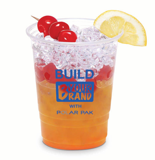 Pet Cups 9 oz 1000pcs,  (Code:9-92T)  (Lid: FL-92) #Tall #Narrow