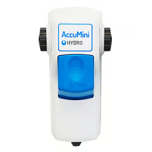 Hydro Systems AMI-HEB AccuMini High Flow Chemical Dispenser with E-Gap Eductor, Blue Button